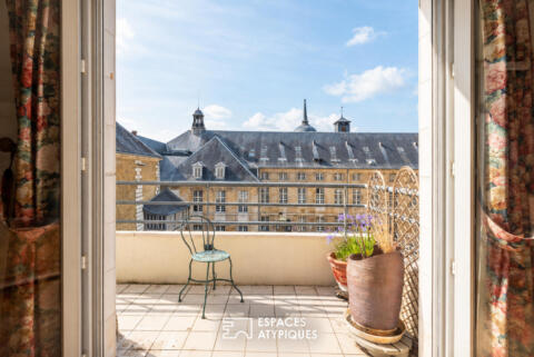 Appartement avec vue sur l&rsquo;hôtel Dieu, terrasse et garage fermé
