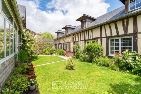 Longère normande avec atelier et grange