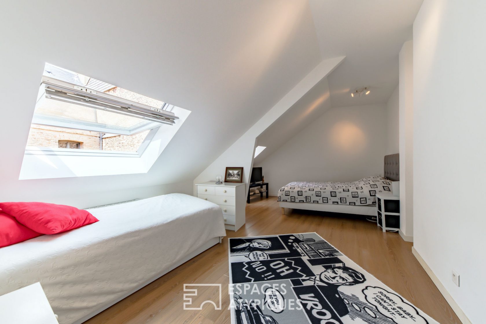 Appartement triplex rénové en bord de mer.
