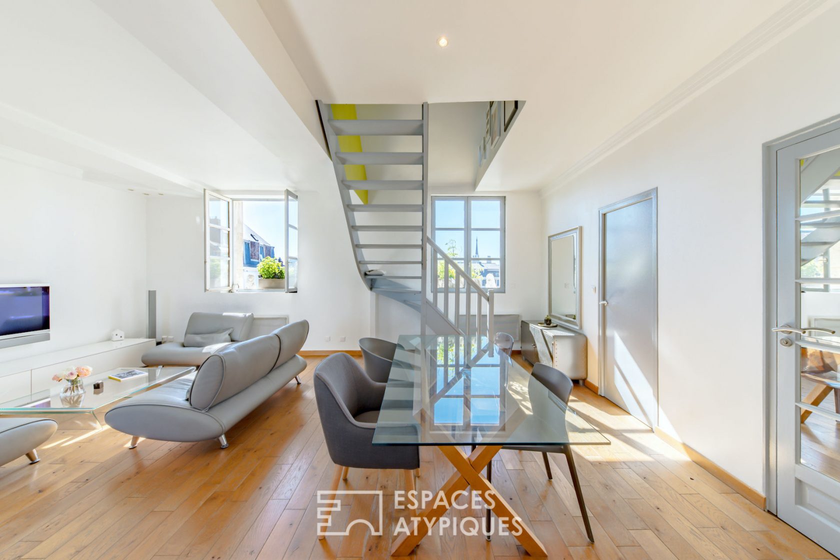 Duplex avec vue dans un ancien hôtel particulier