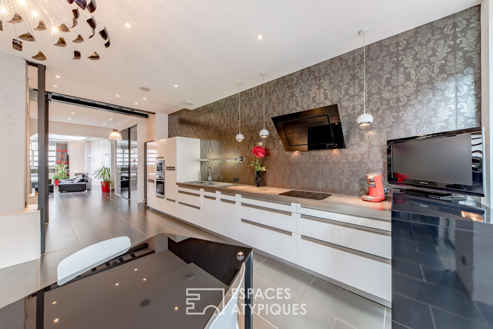 Loft avec skydome en centre ville