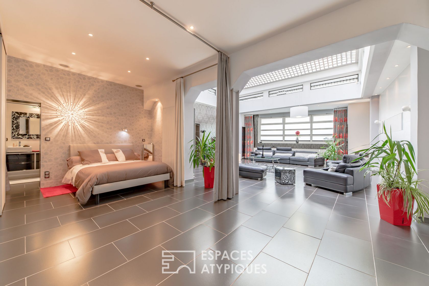 Loft avec skydome en centre ville