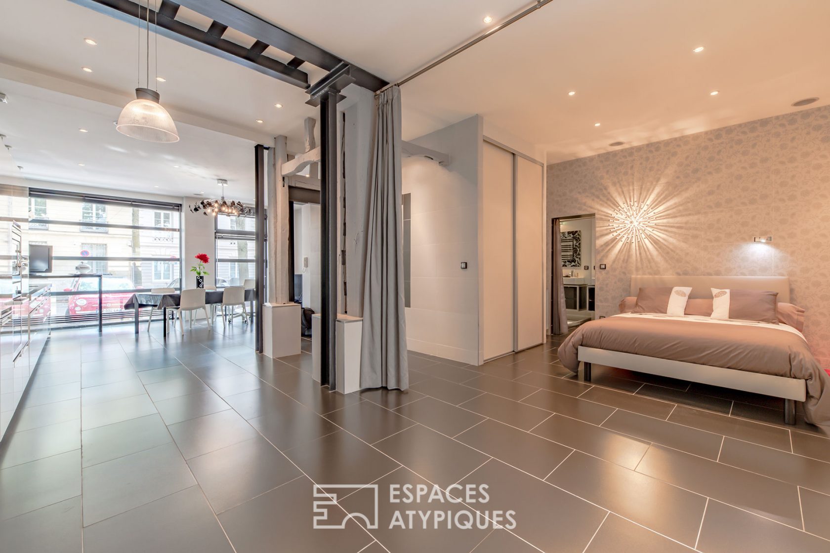 Loft avec skydome en centre ville