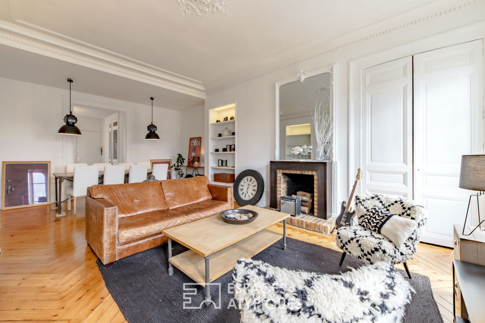 Haussmannian apartment with a view