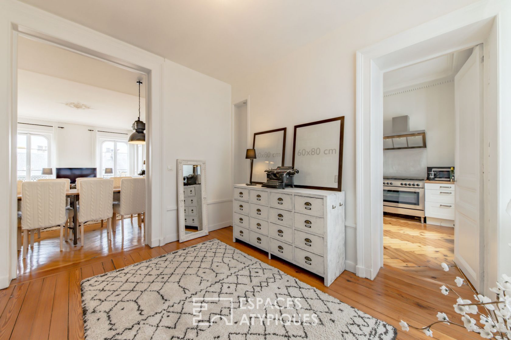 Haussmannian apartment with a view