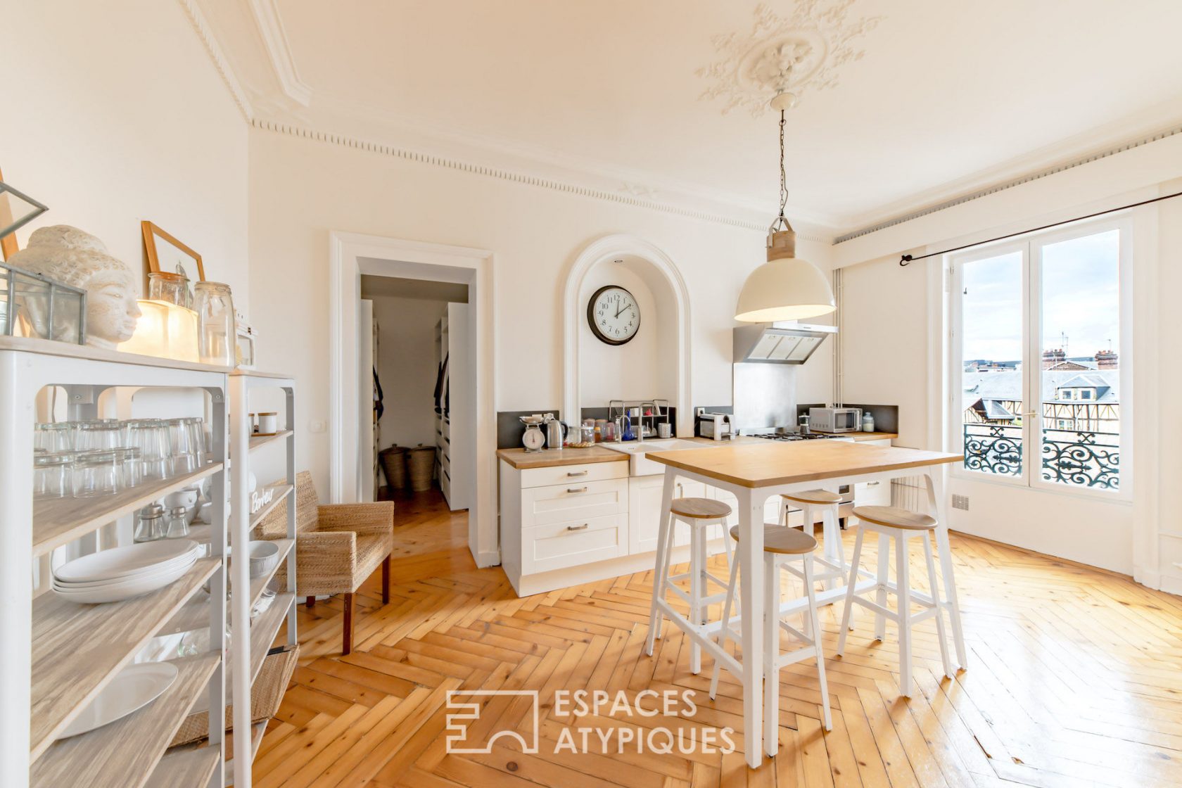 Haussmannian apartment with a view