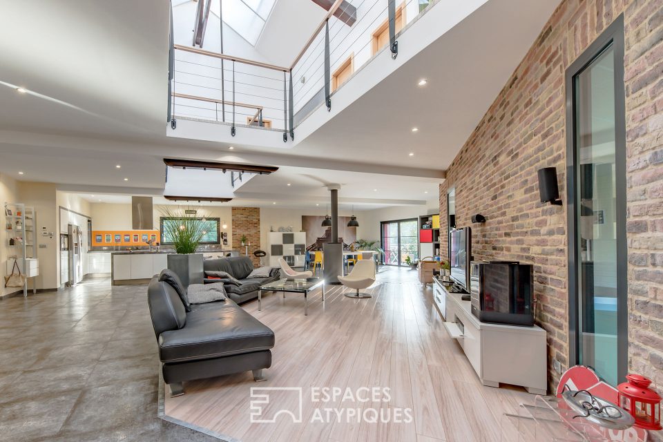 27610 ROMILLY SUR ANDELLE - Maison loft dans une ancienne verrerie du18ème avec gite - Réf. 2934