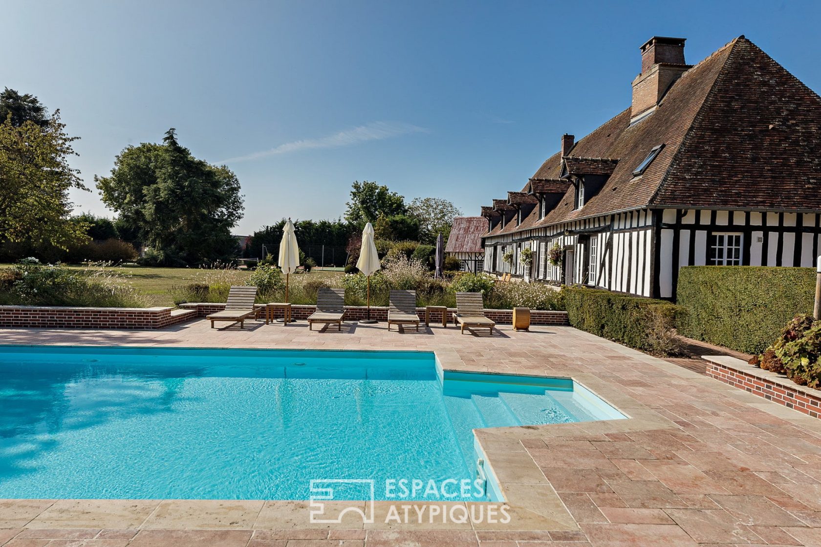 Charming Norman property and its authentic press