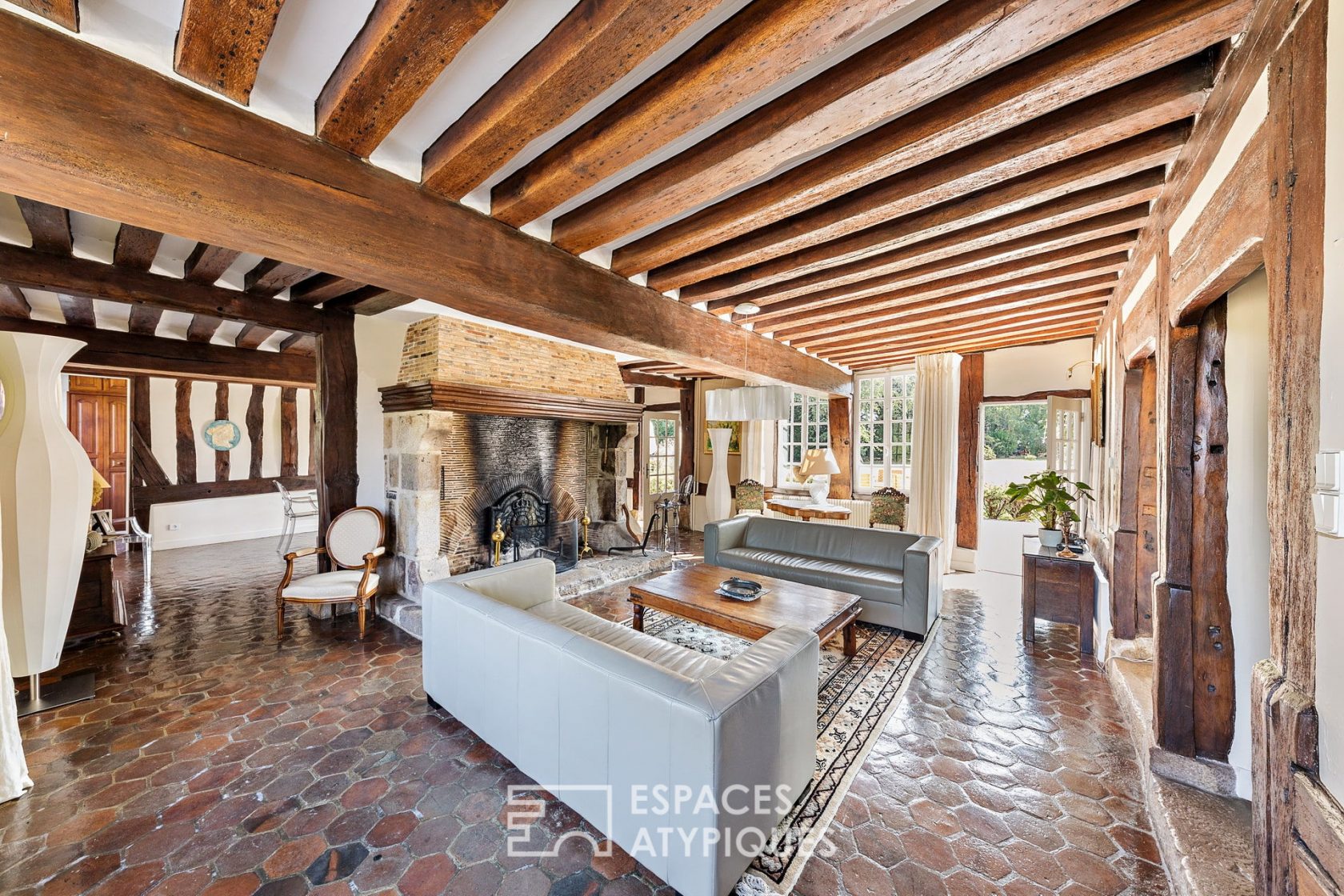 Charming Norman property and its authentic press