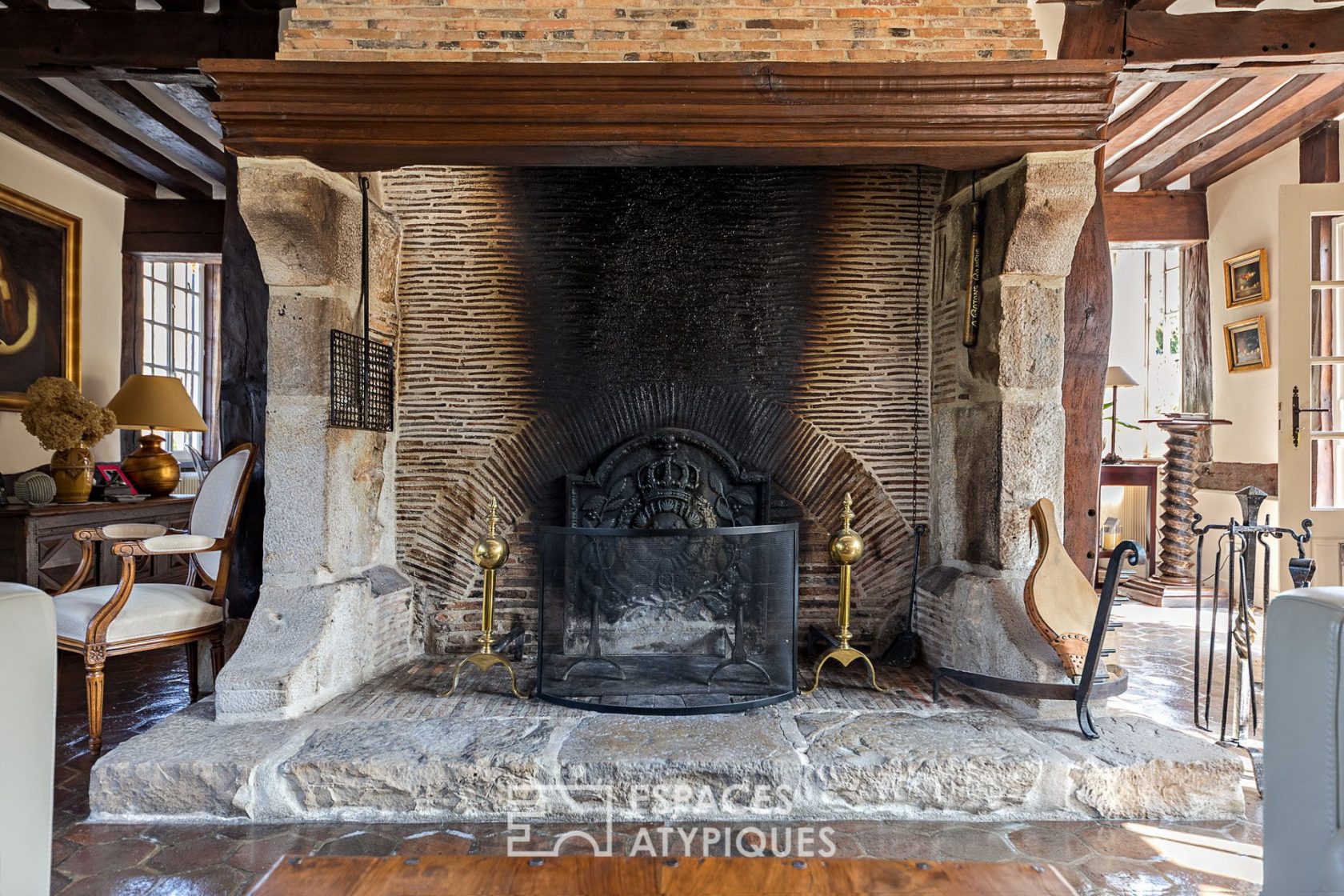 Charming Norman property and its authentic press