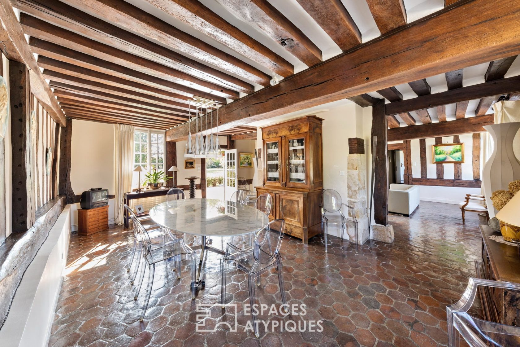 Charming Norman property and its authentic press