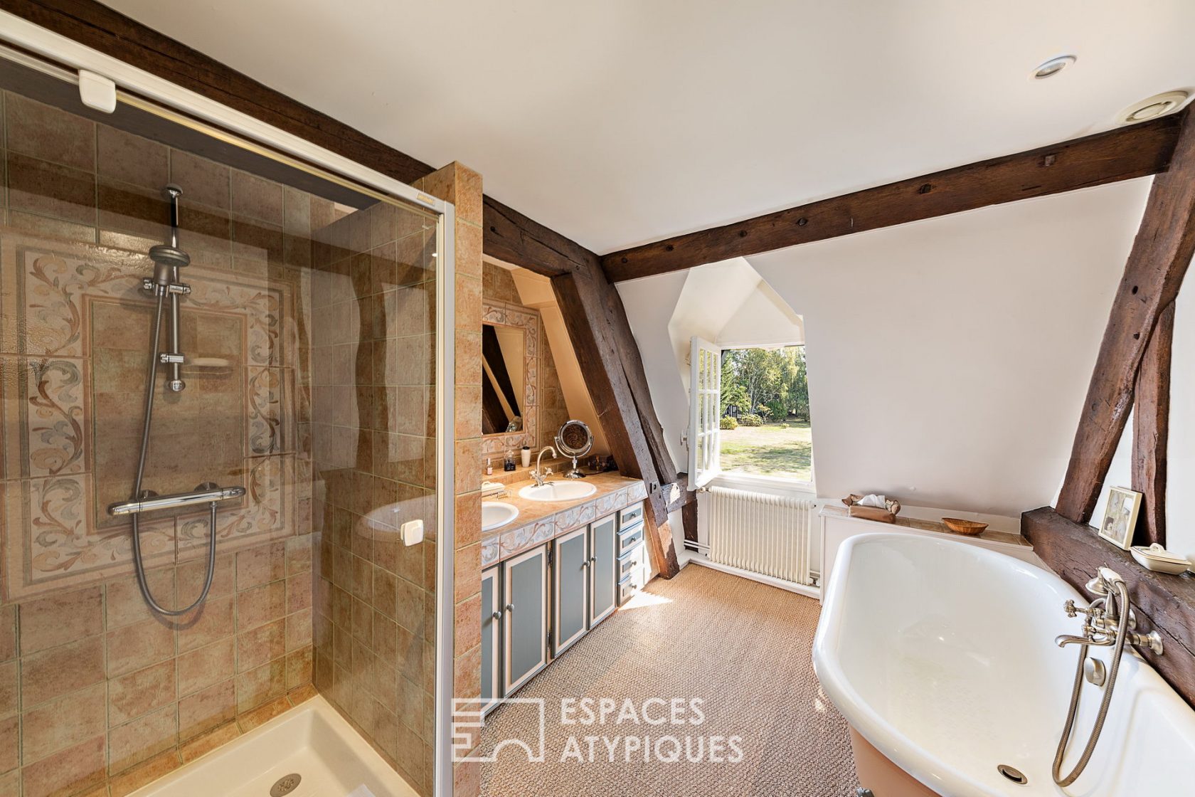 Charming Norman property and its authentic press