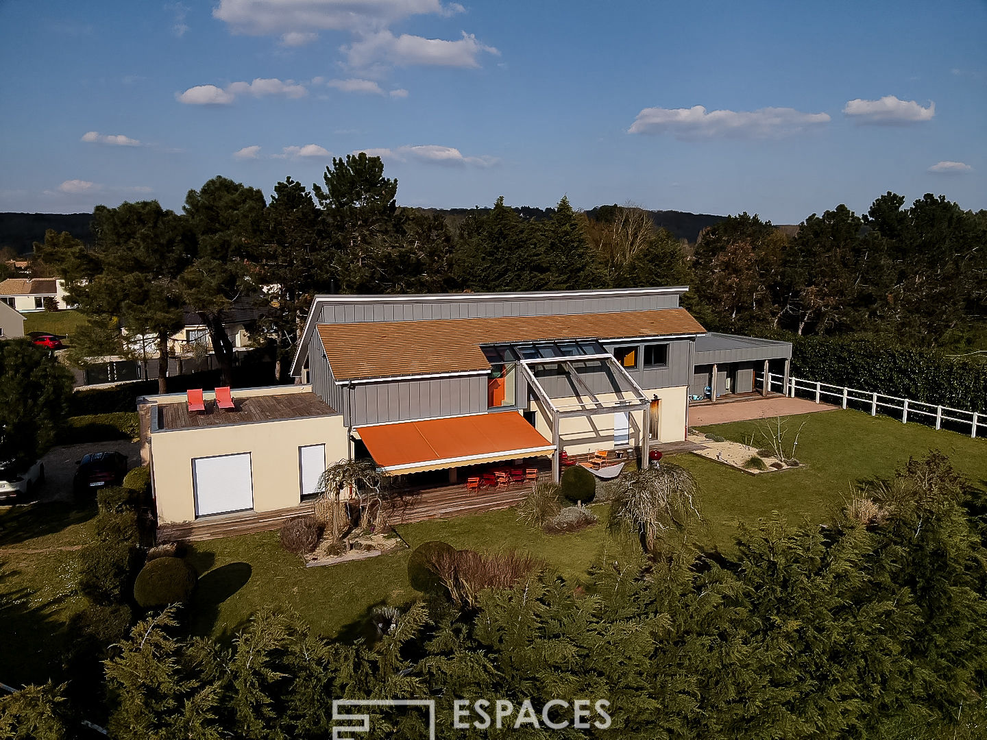 Maison contemporaine d’architecte avec sauna