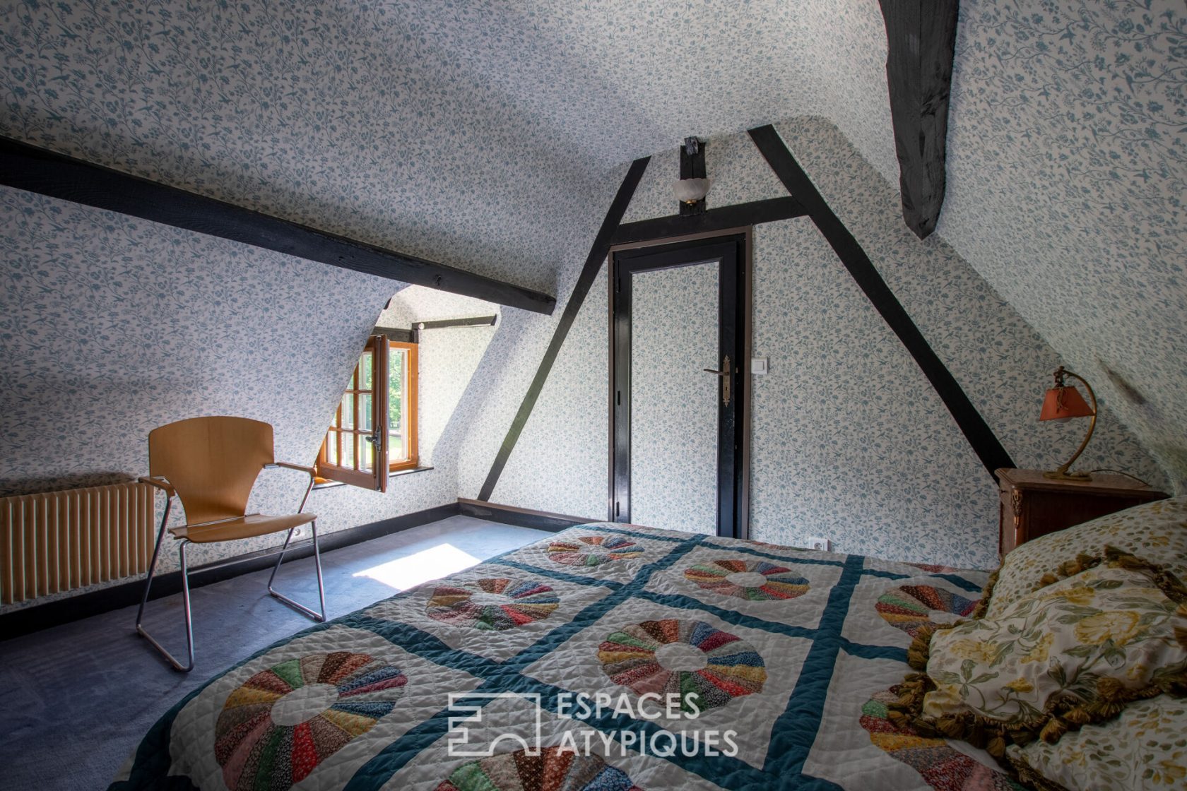 Character house with swimming pool in a charming village