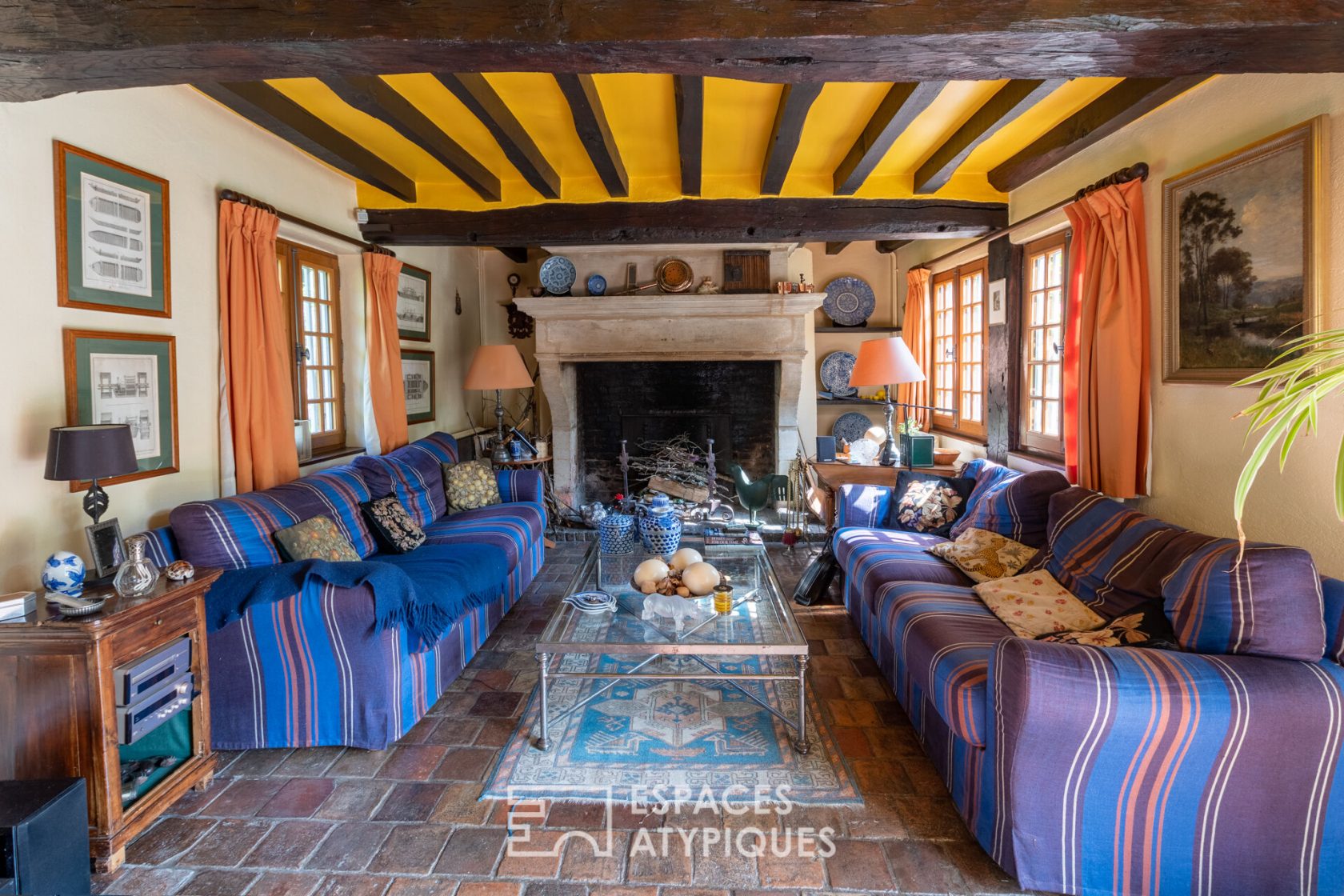 Character house with swimming pool in a charming village
