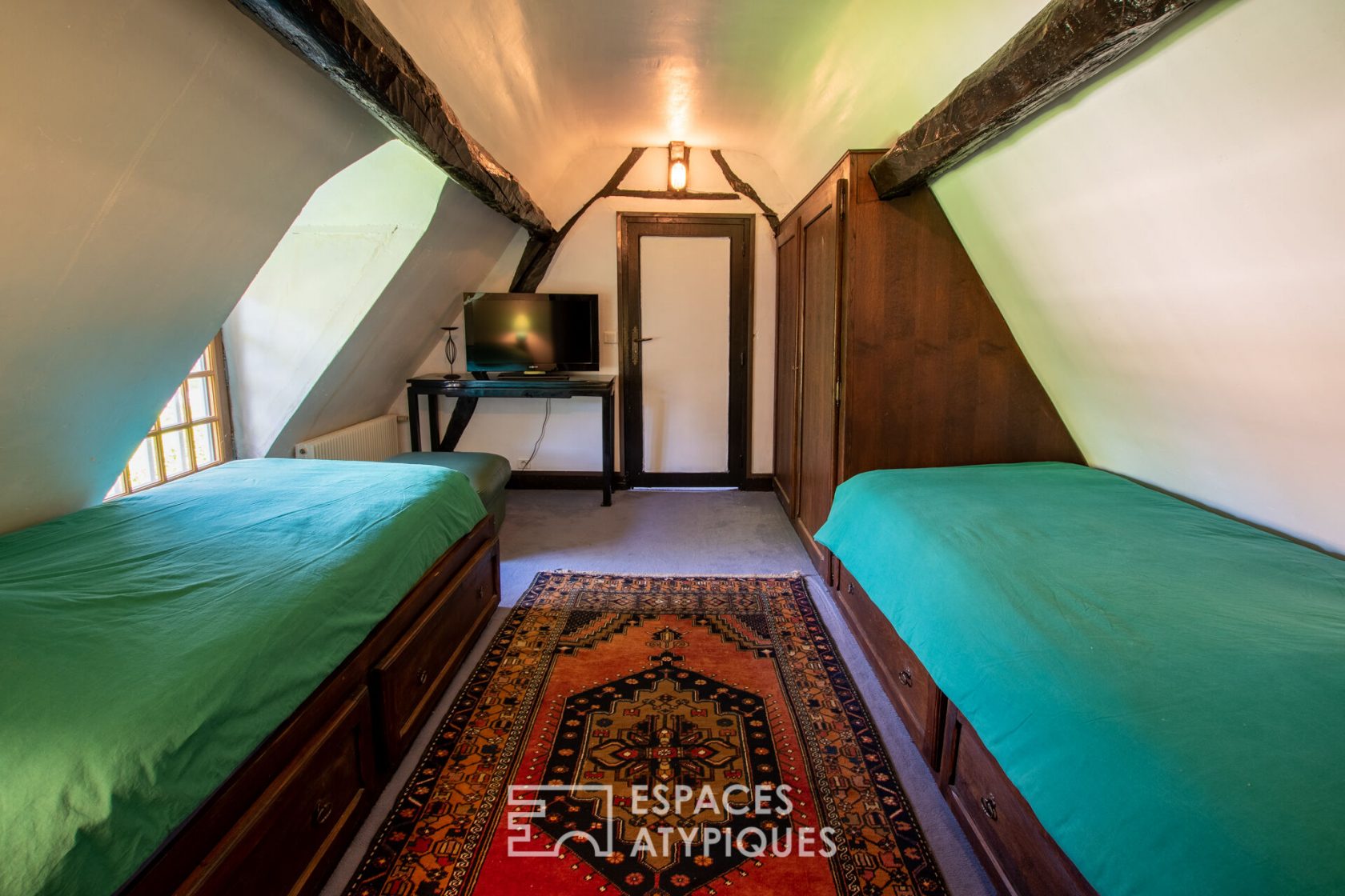Character house with swimming pool in a charming village