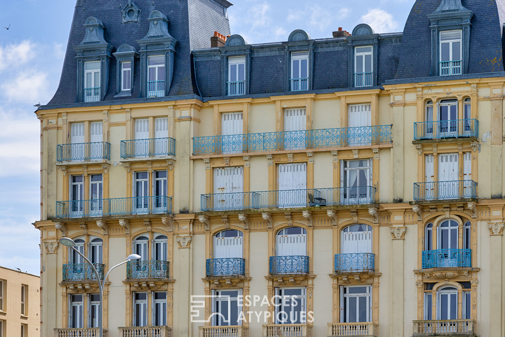 Appartement en bord de mer dans un ancien hôtel de 1901