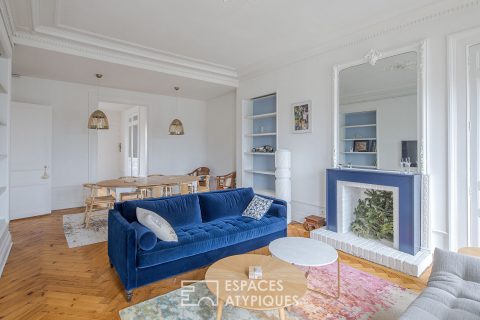 Furnished Haussmann apartment with a view