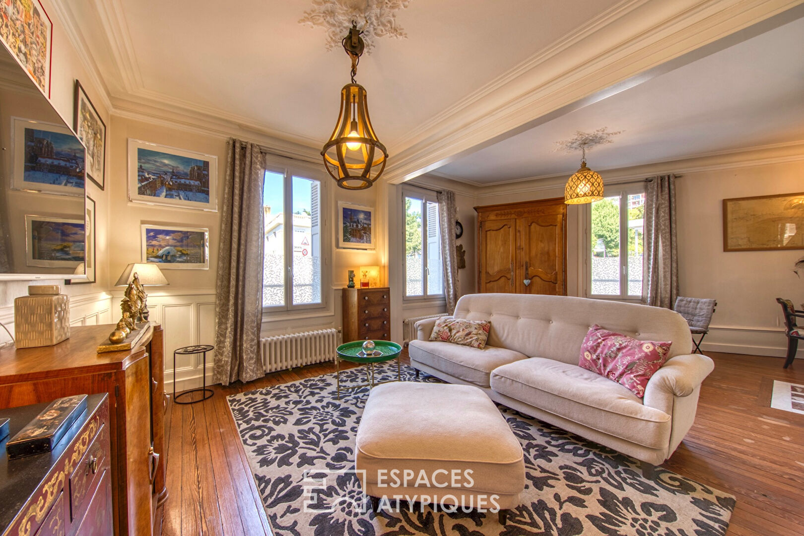 Maison bourgeoise de centre-ville avec jardin à l’ambiance cosy