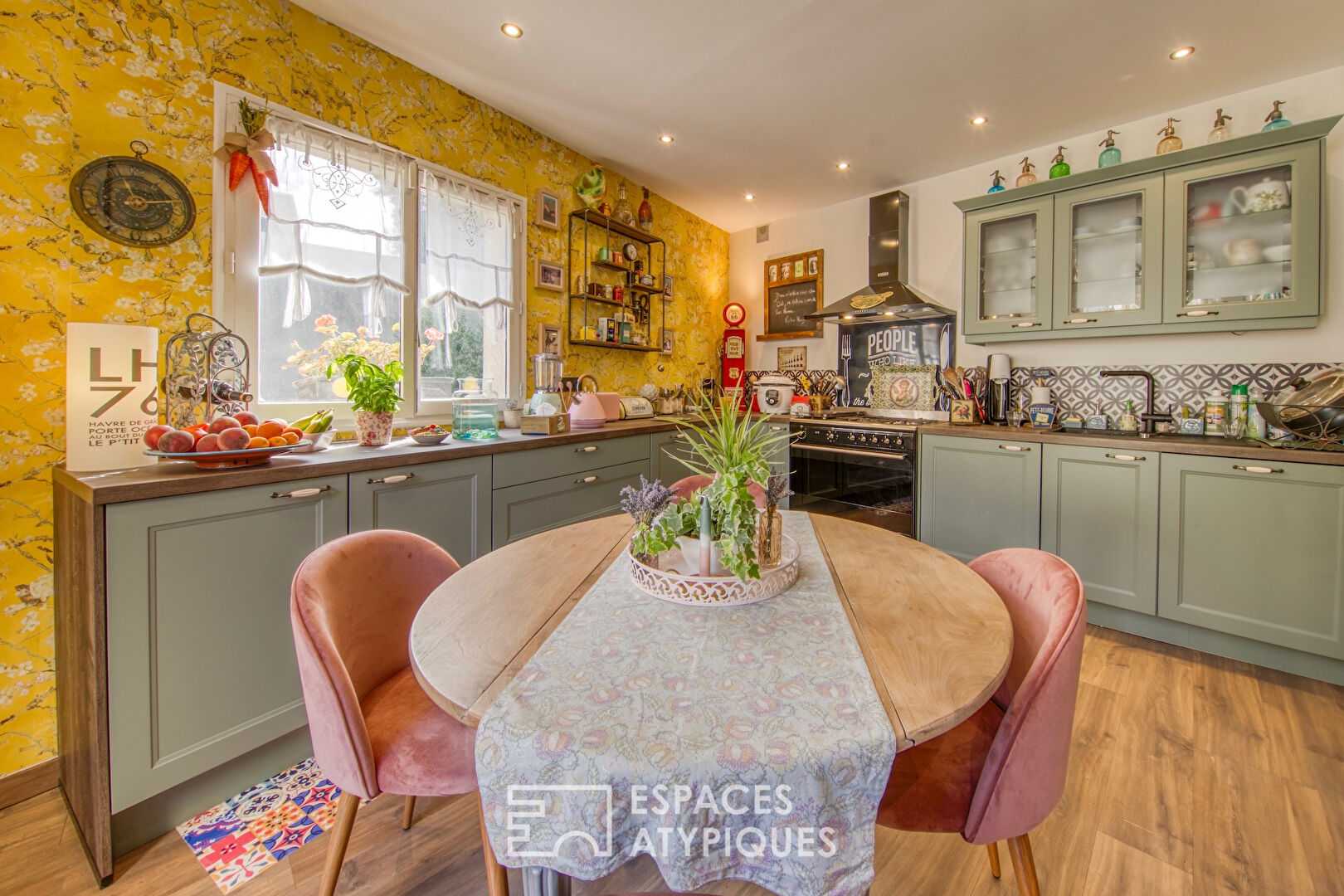Maison bourgeoise de centre-ville avec jardin à l’ambiance cosy