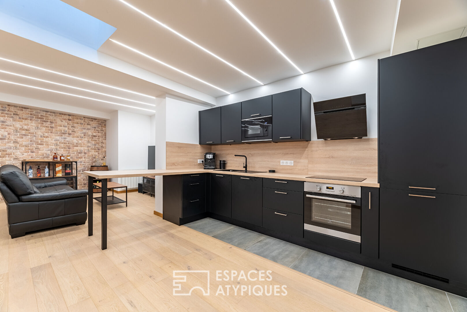 New loft-style apartment in downtown Le Havre
