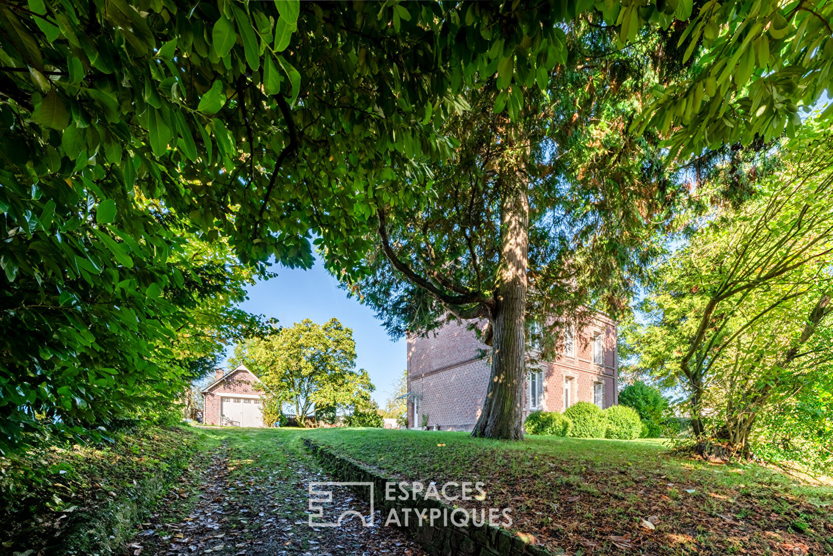 1870 mansion on its square garden