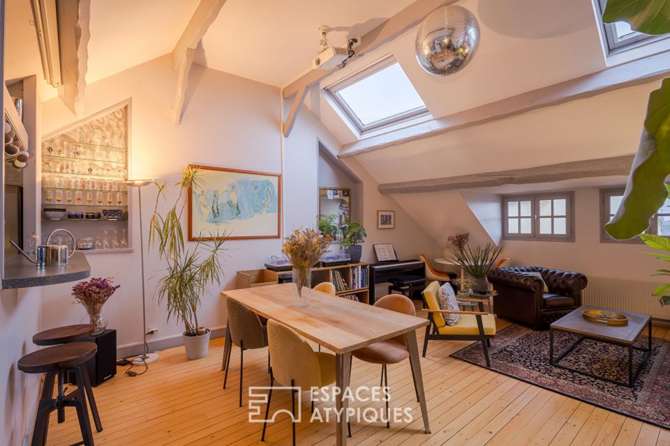 Duplex au dernier étage