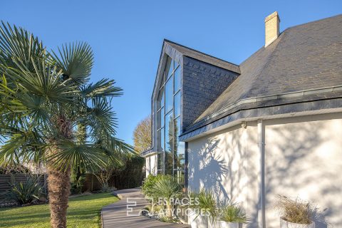Architect house in the charming setting