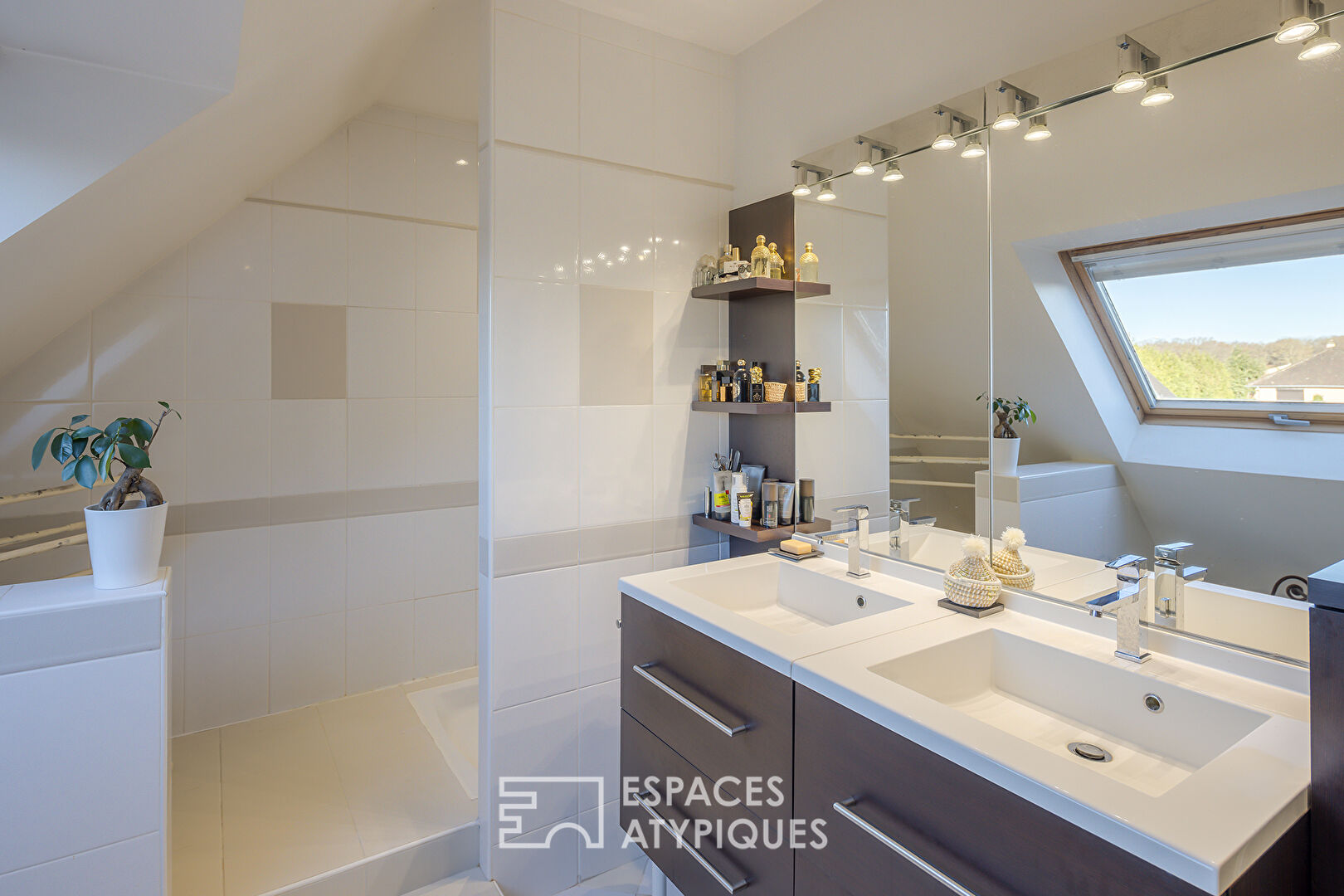 Architect house in the charming setting