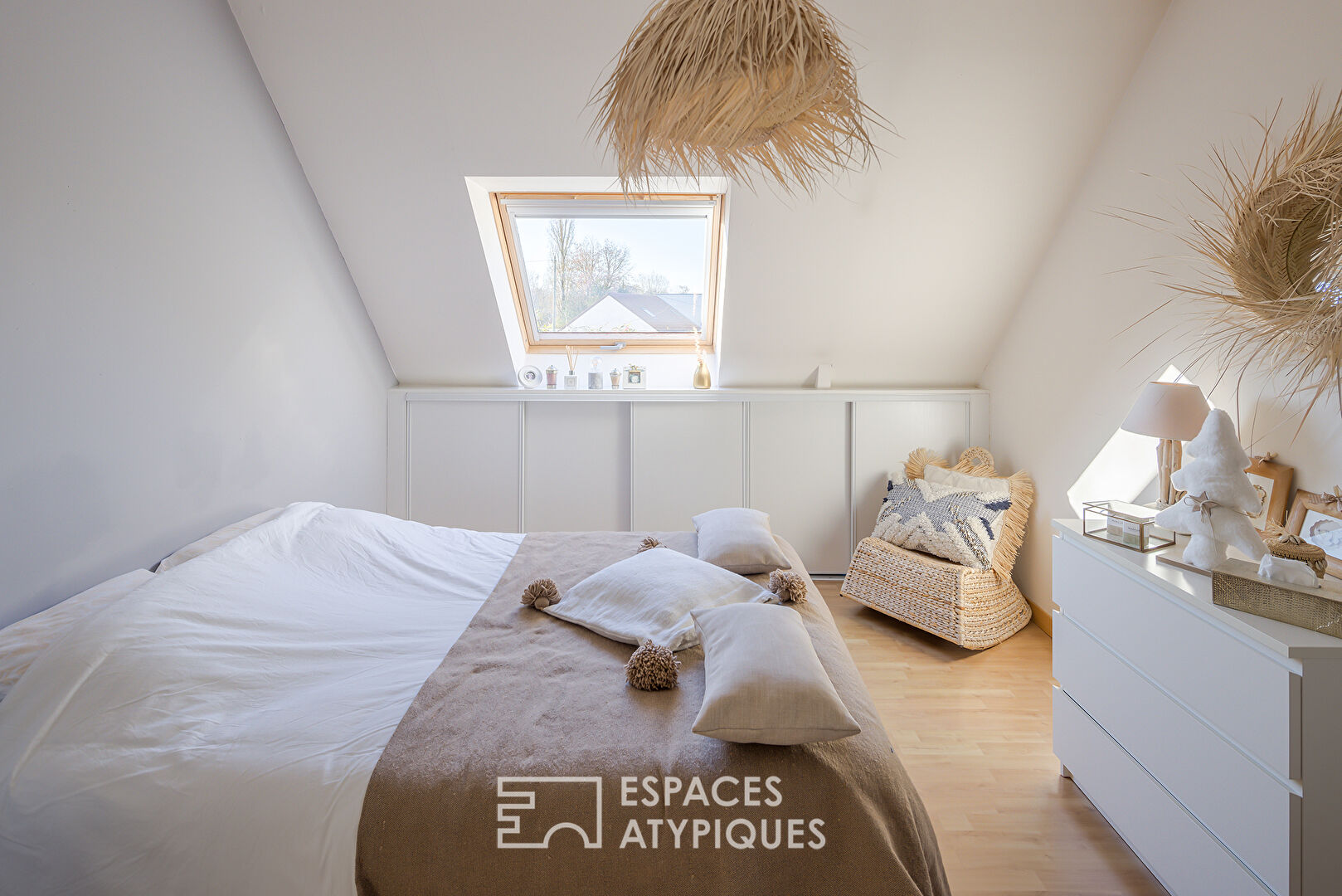 Architect house in the charming setting