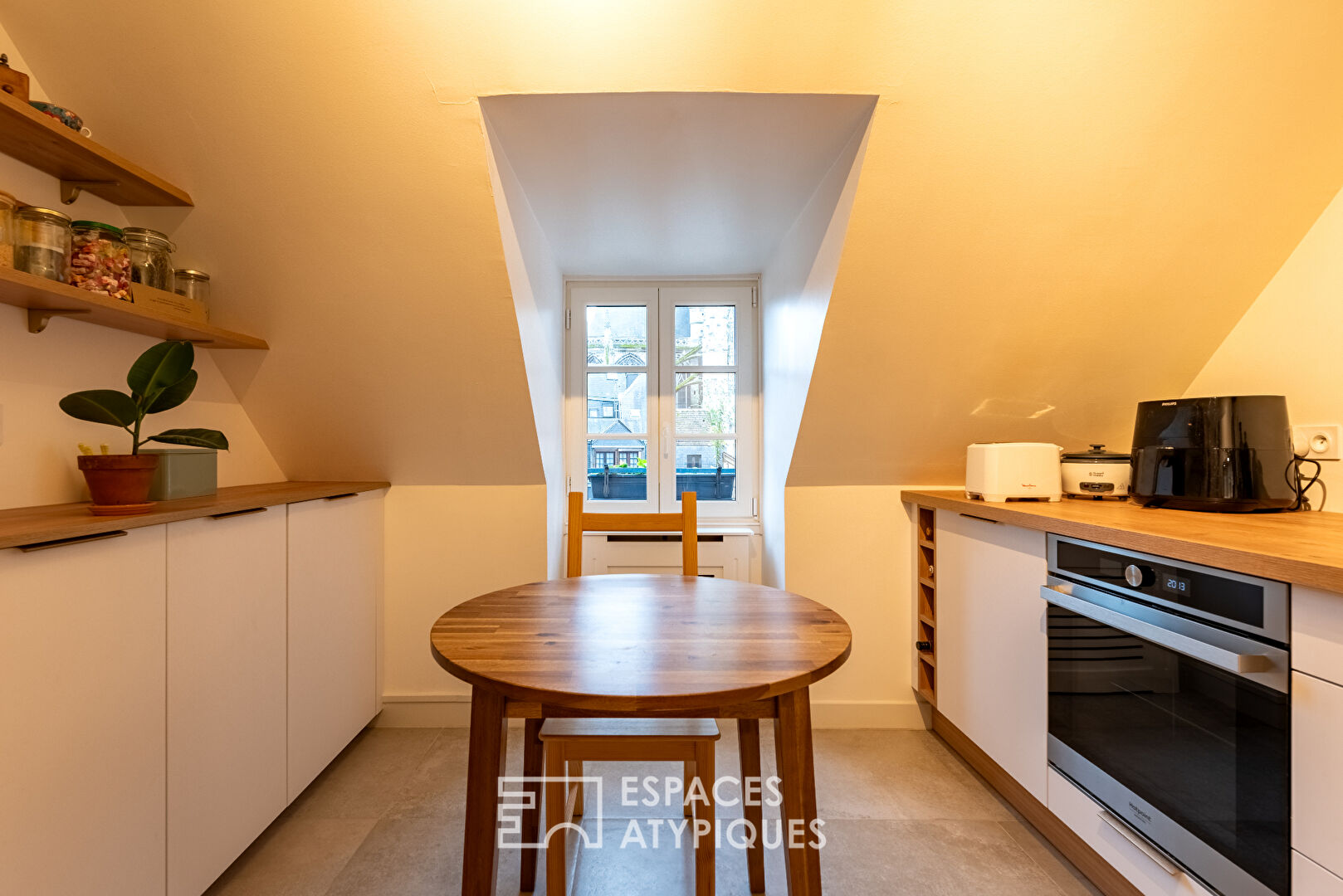 Appartement sous combles avec vue sur Saint Maclou