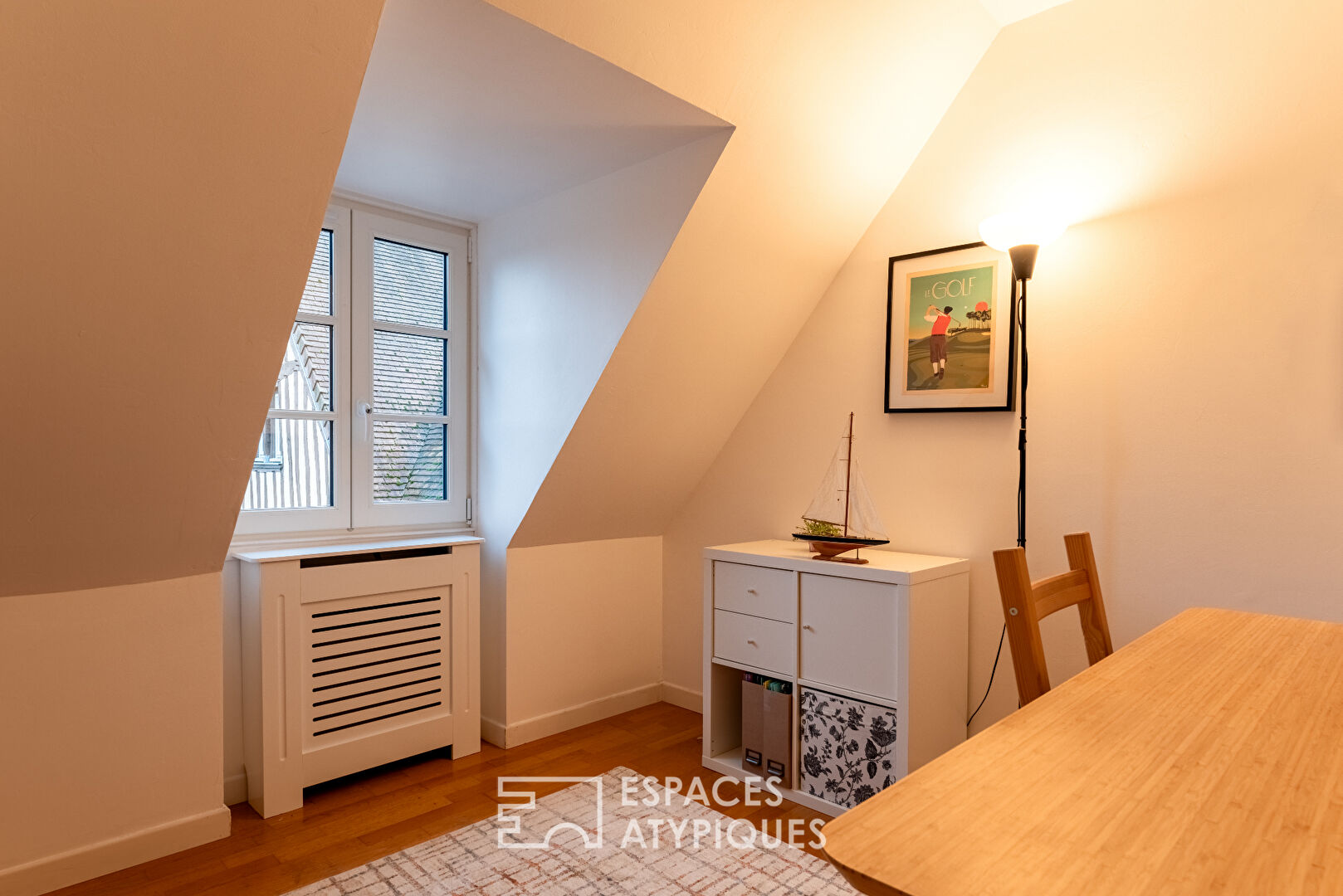 Appartement sous combles avec vue sur Saint Maclou