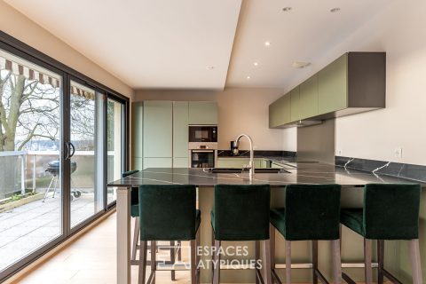 Appartement avec terrasse et vue à 180° sur Rouen