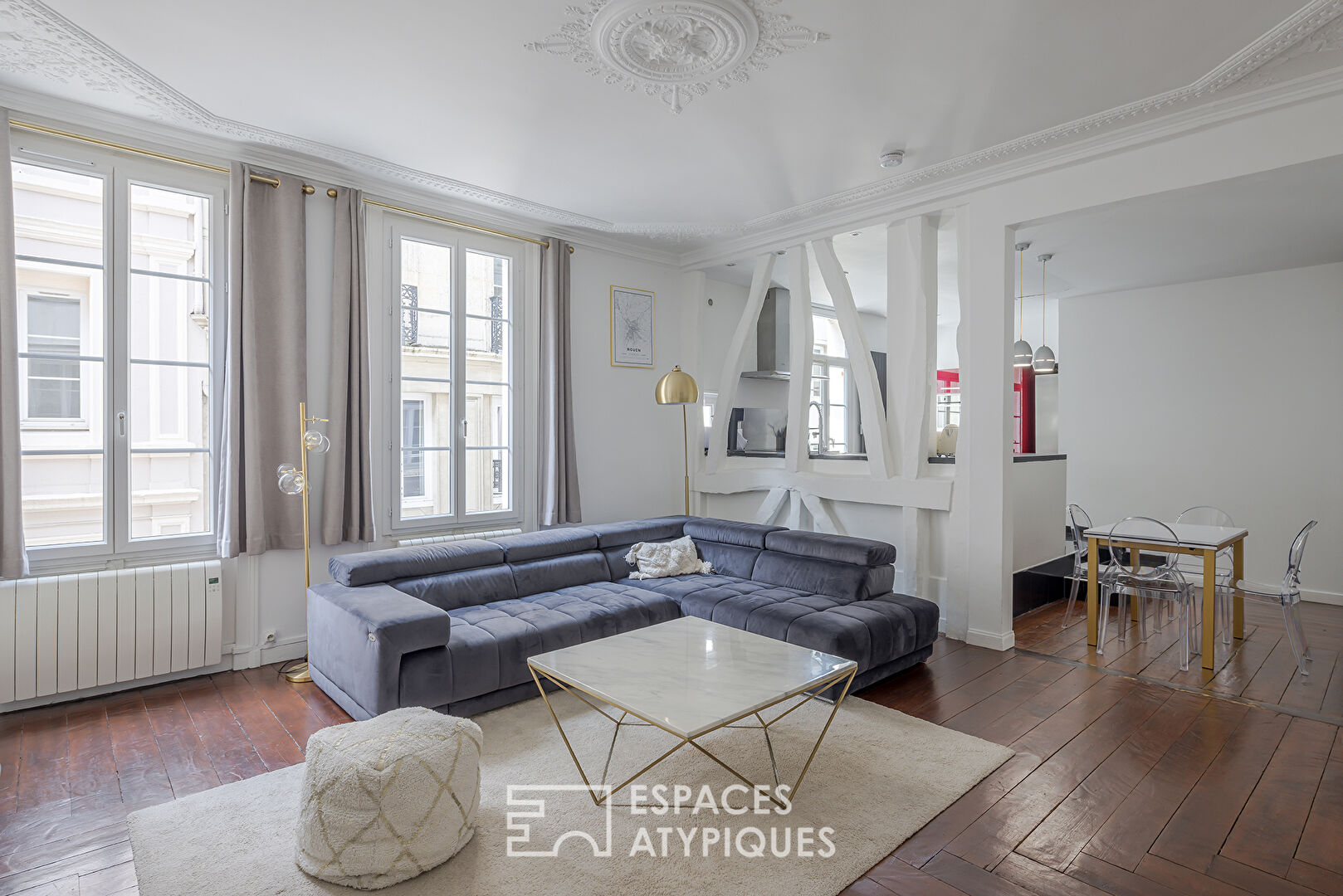 Haussmannian apartment in the city center – Rouen Préfecture