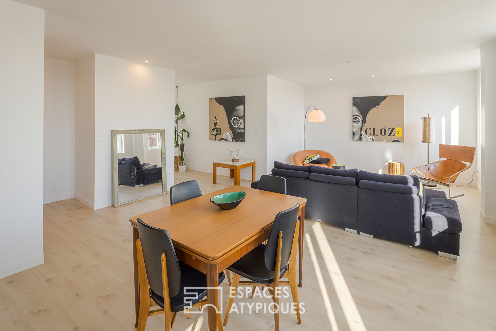 Apartment in a former school in the Jouvenet district