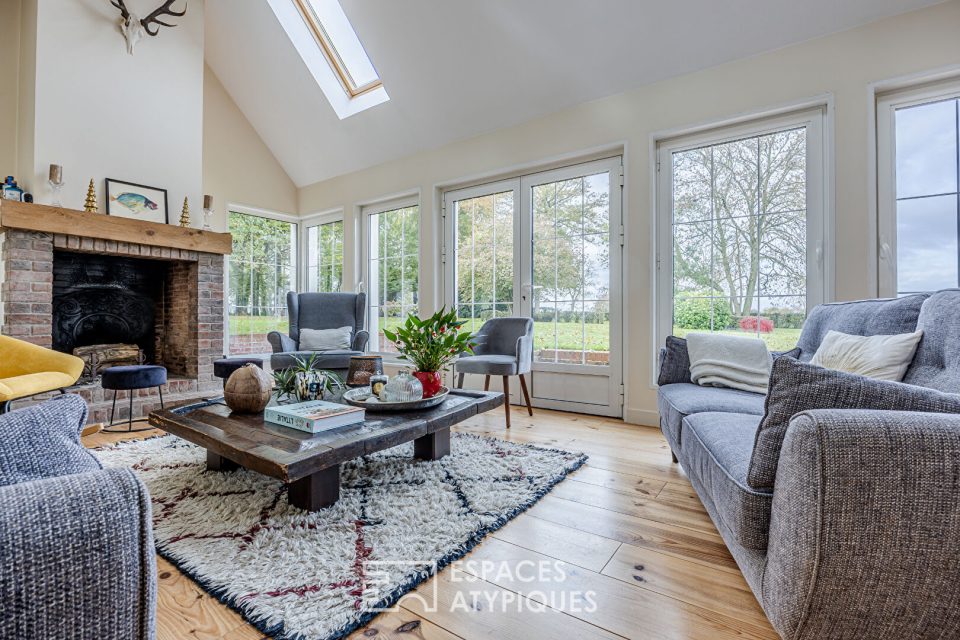 Elégante longère rénovée en bord de forêt de Crécy - Réf. 1000 Elégante longère rénovée en bord de forêt de Crécy