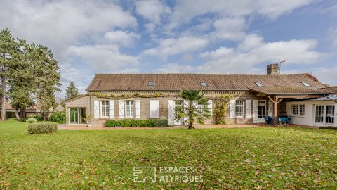 Elégante longère rénovée en bord de forêt de Crécy