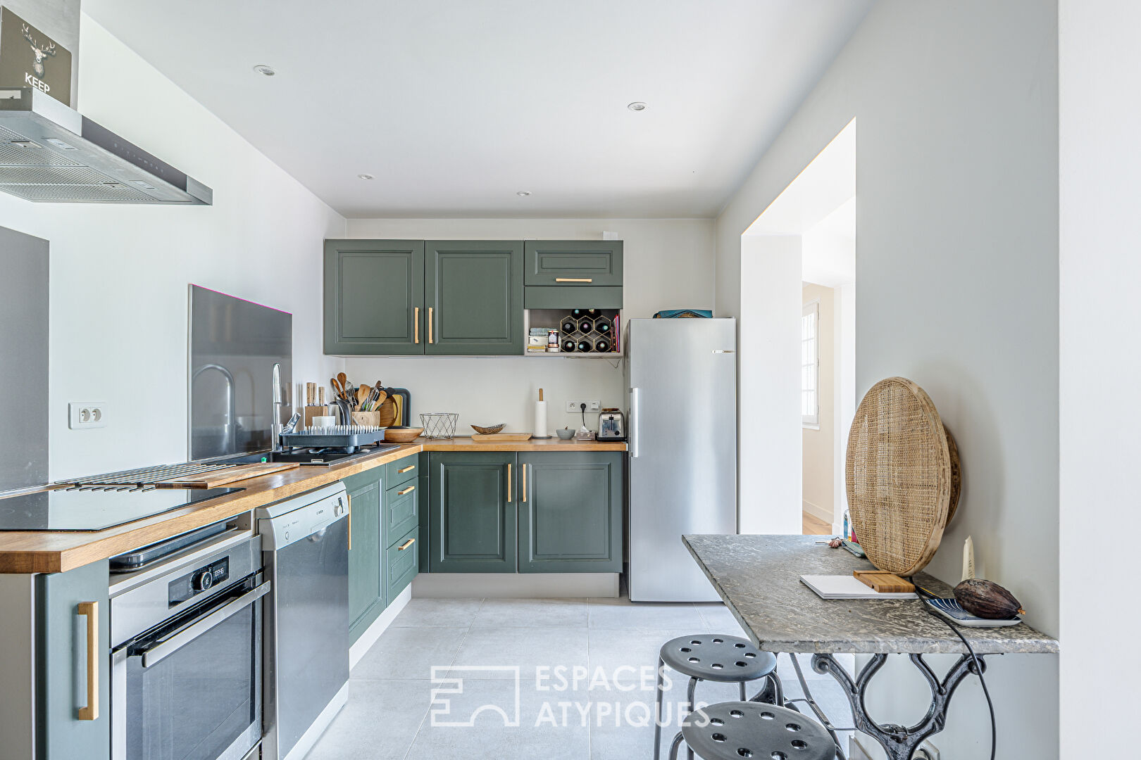 Elégante longère rénovée en bord de forêt de Crécy