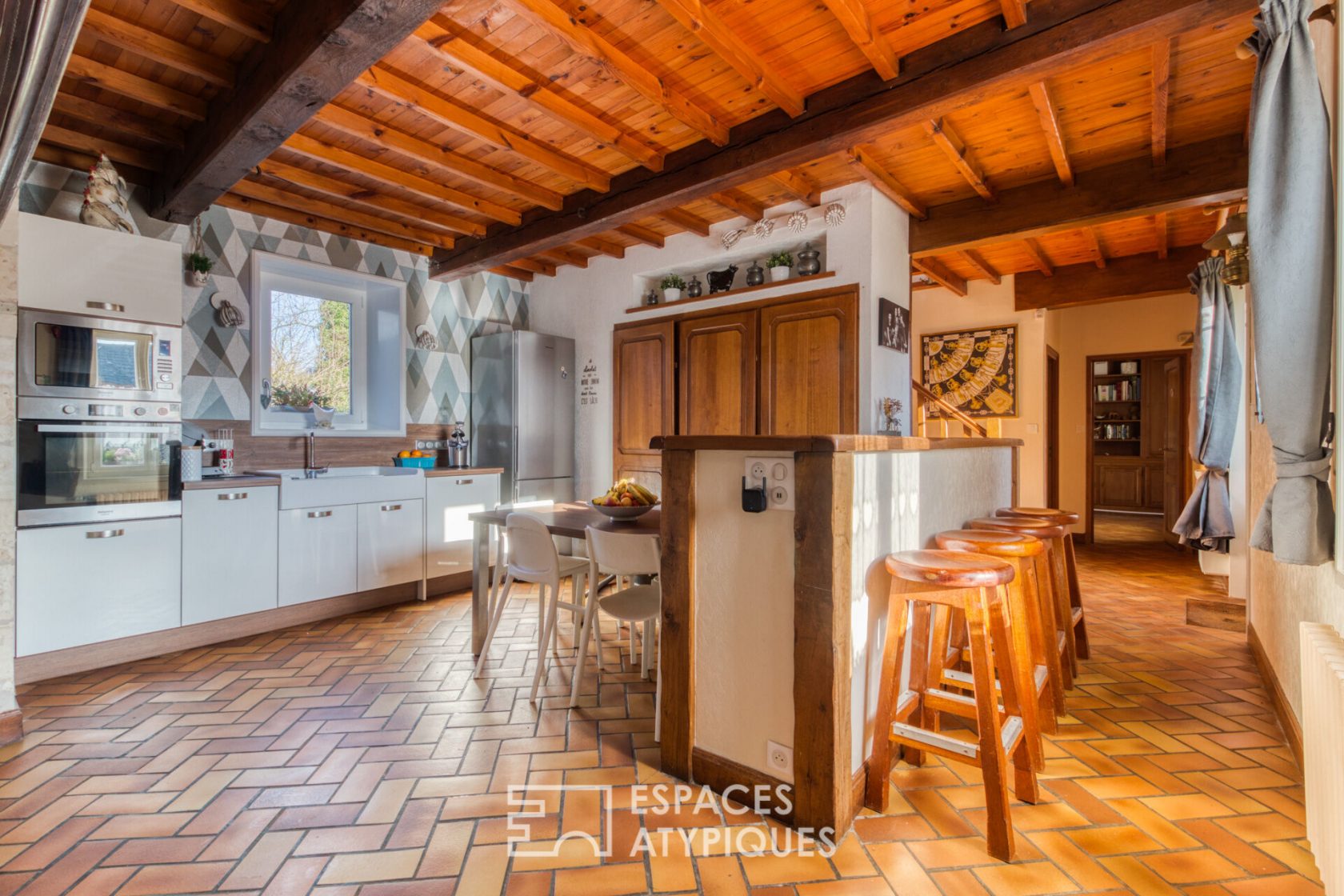 La Bergerie- Longère en pierre du XIXème et son appartement locatif