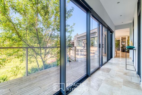 Life style -Ravissante maison traditionnelle avec extension contemporaine à ossature bois