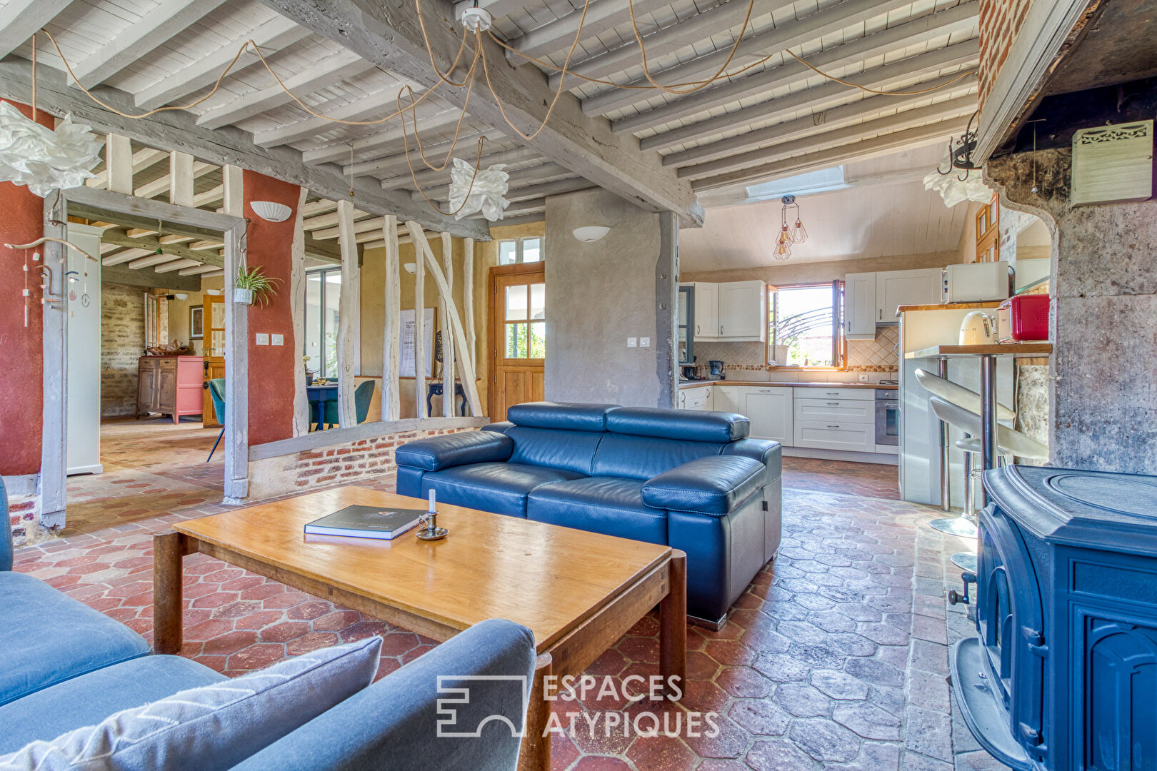 Life style -Ravissante maison traditionnelle avec extension contemporaine à ossature bois
