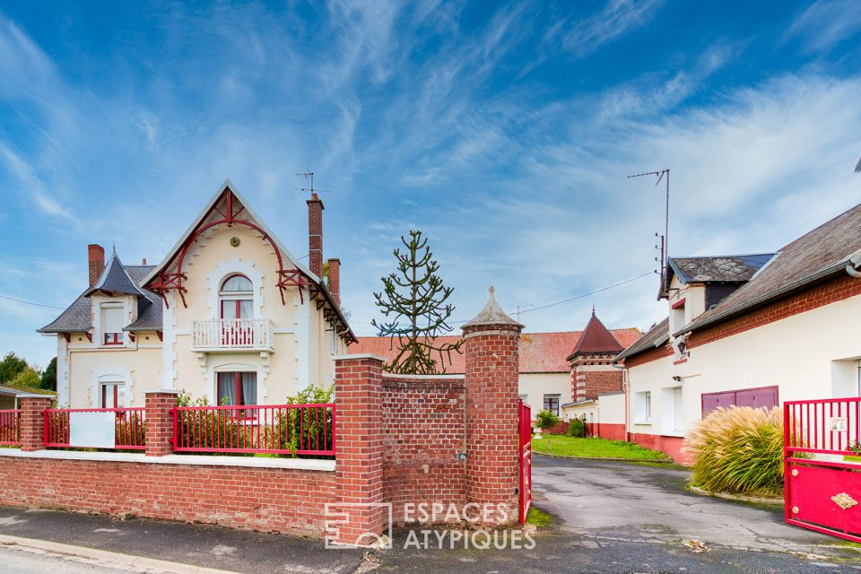80320 CHAULNES - Maison de Maître  et ses dépendances avec 3 Logements locatifs - Réf. 519