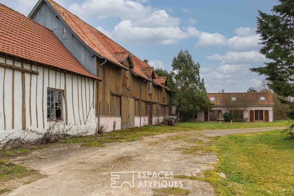 Corps de ferme à réhabiliter à l'entrée de la Baie de Somme - Rue