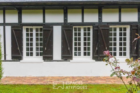 Le petit cottage – Cozy half-timbered country house and its fitted out annexes