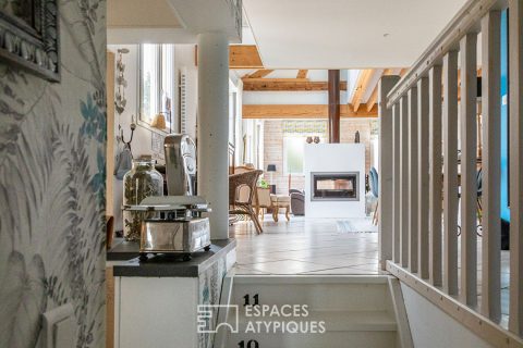Ancienne Bobinerie de 245m² avec garage et jardin proche du centre-ville