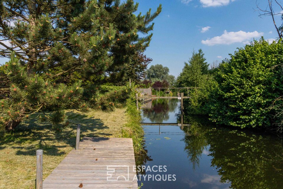 Le cottage :  maison de charme au bord des étangs de la Somme