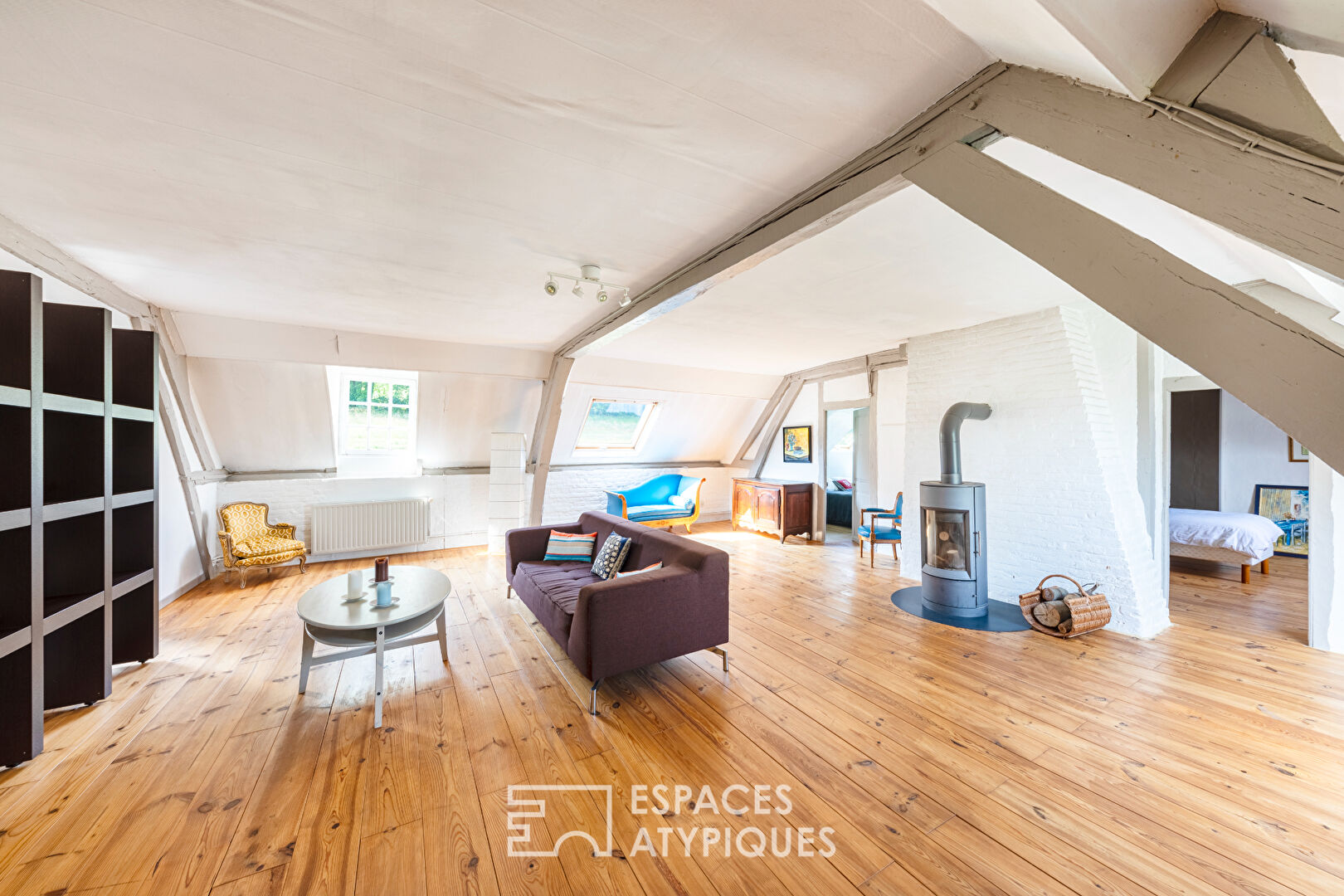 Maison et son corps de ferme au coeur de la nature