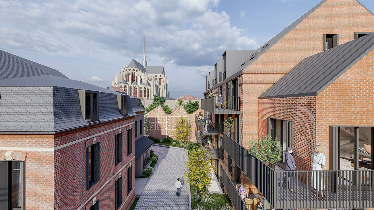 New – Apartment and its terrace with Cathedral view