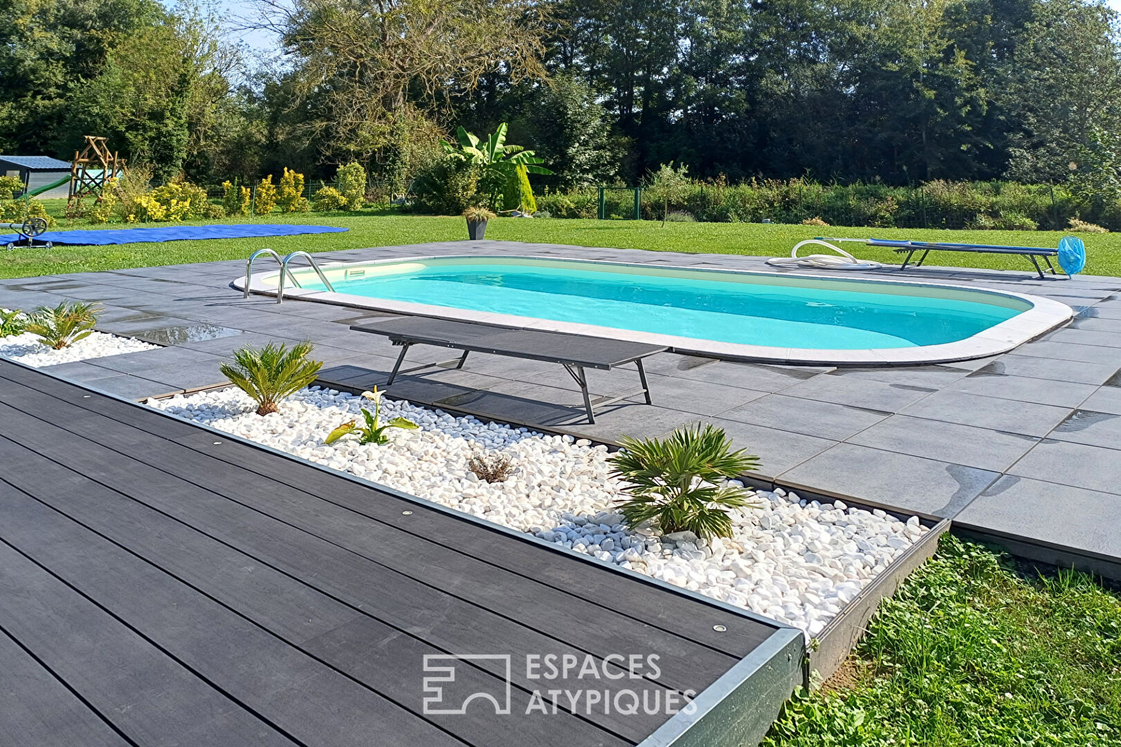 Maison contemporaine avec piscine chauffée et jardin bucolique – Agglomération de la Baie de Somme