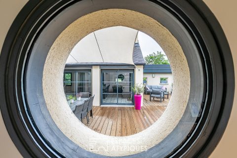 Splendide maison d’architecte avec vue exceptionnelle sur la campagne